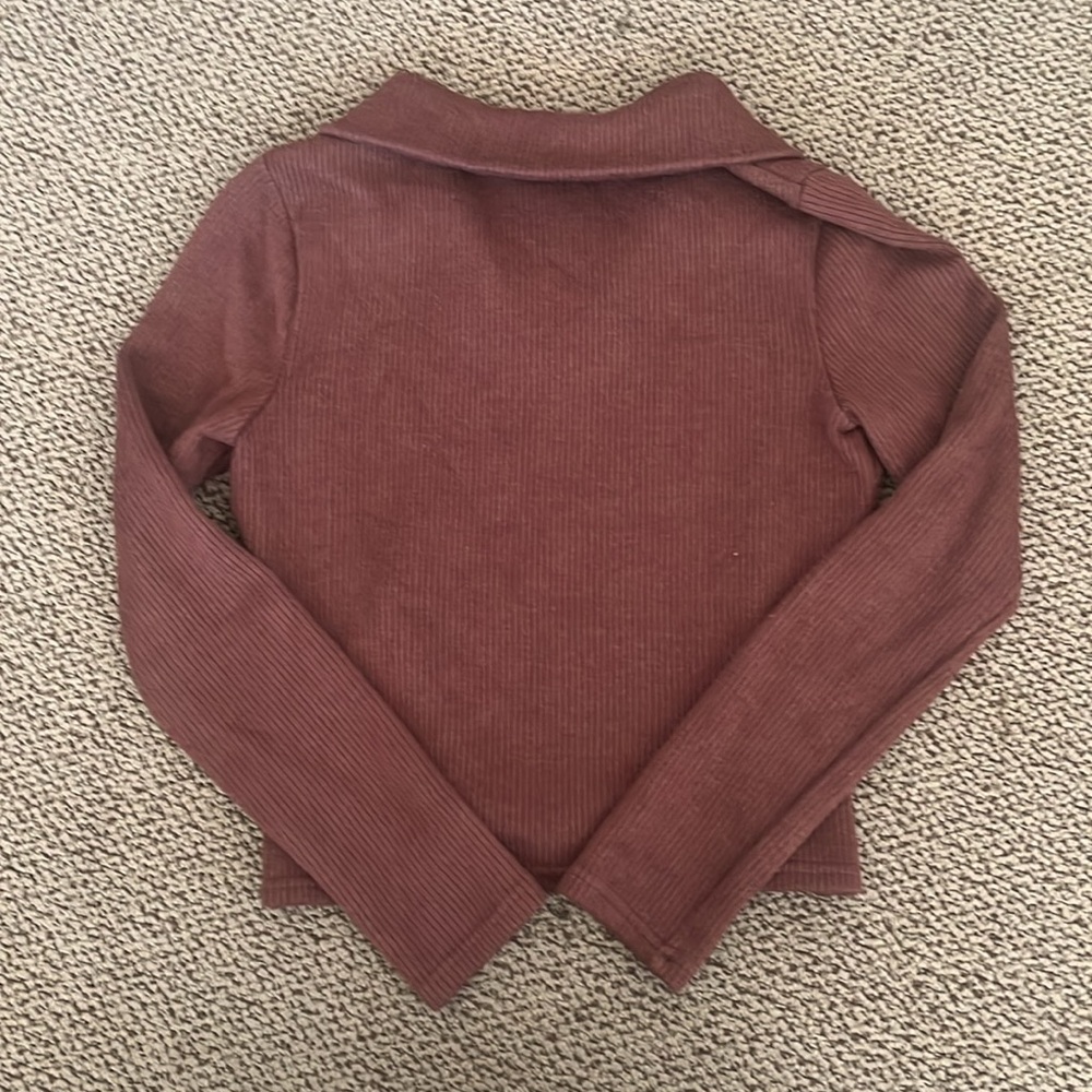 reformation long sleeve sweater top - Picture 4 of 6